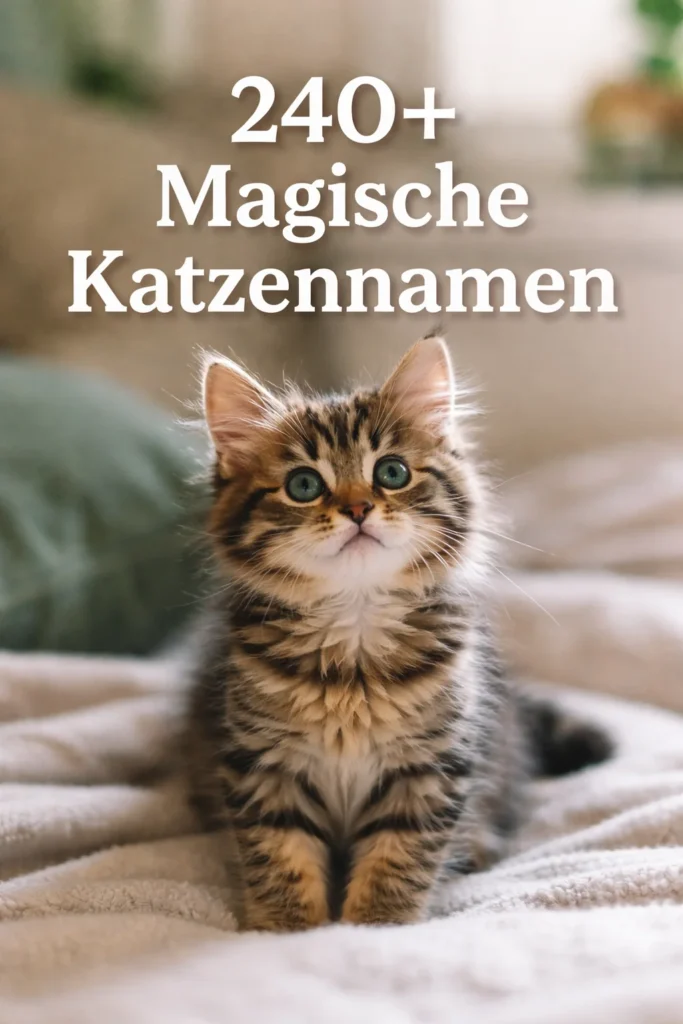Magische Katzennamen für bezaubernde Katzen - 240+ Ideen