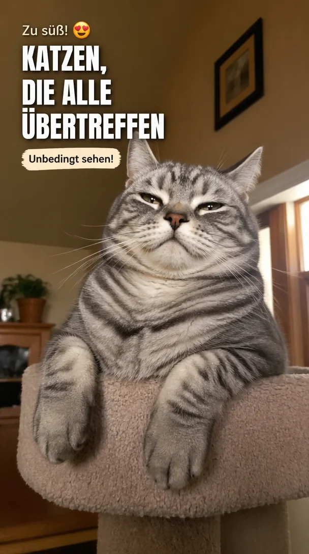 26 Katzen, die wissen, dass sie besser sind als du