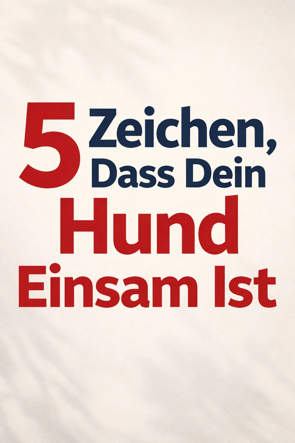 5 Zeichen, dass dein Hund einsam ist