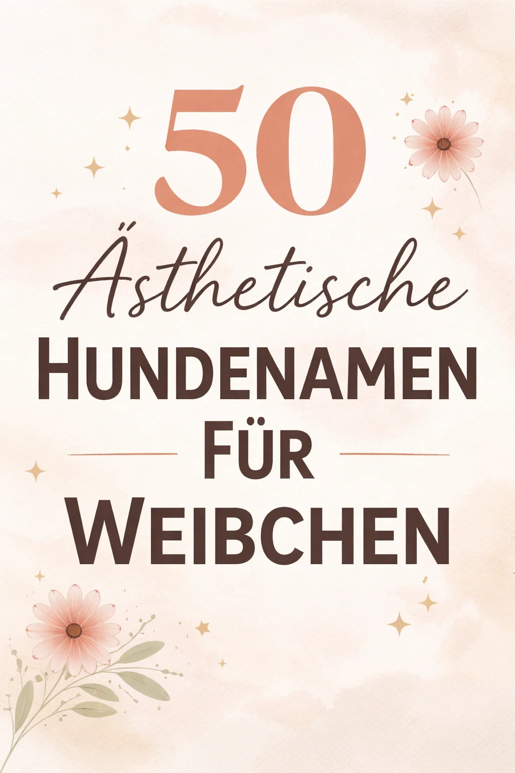 Beste ästhetische weibliche Hundenamen