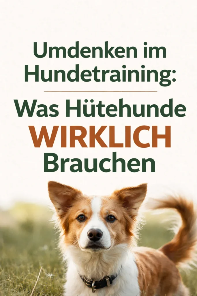 Umdenken im Hundetraining für Hütehunde