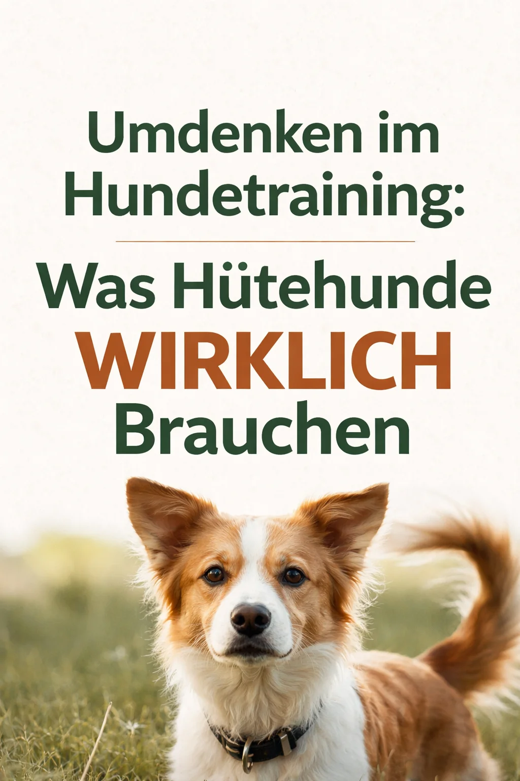 Das übergeordnete Motiv - Umdenken im Hundetraining - Hütehunde