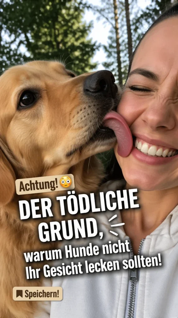 Hunde lecken Gesicht, Gesundheitsrisiken und Vorsichtsmaßnahmen