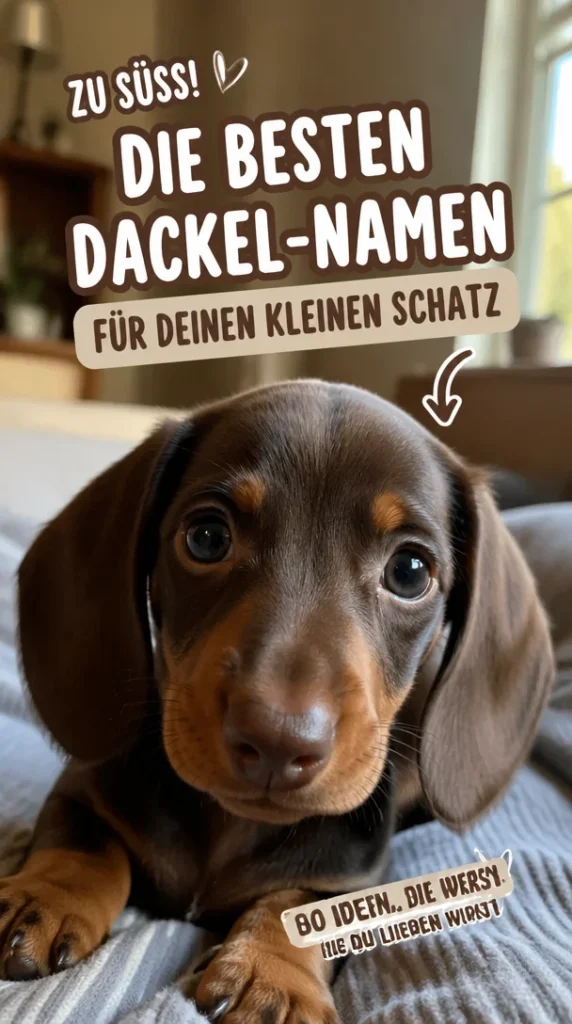 50 einzigartige und witzige Dackel-Namen für deinen neuen Hund