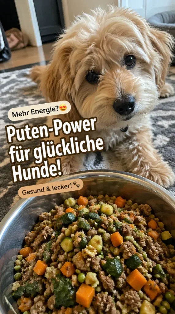 Gesunde Rezepte mit Putenhackfleisch für Hunde zur Steigerung der Energie
