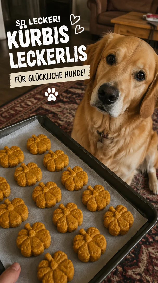 Kürbis- und Haferleckerlis für Hunde