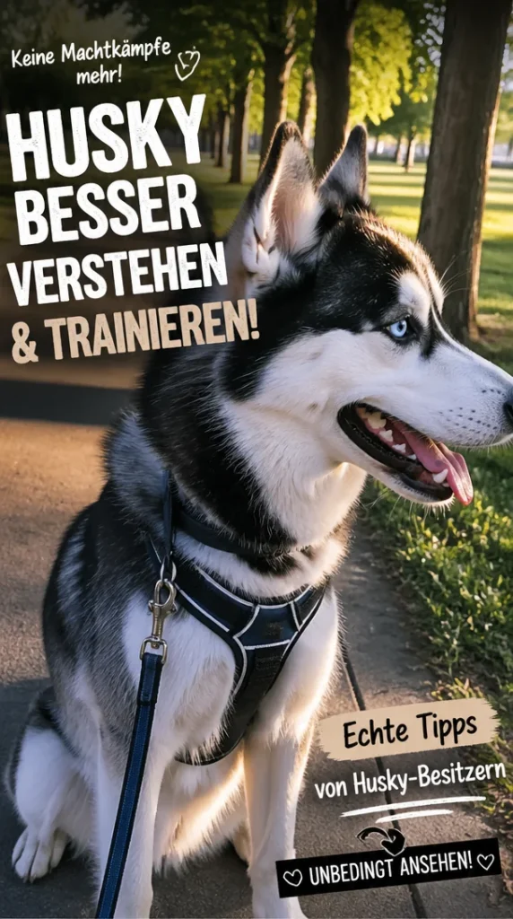 Sibirischer Husky beim Training mit effektiven Tipps für Gehorsam
