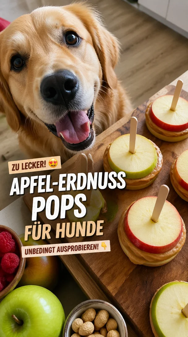 Vegane Apfel-Peanut-Butter-Pops