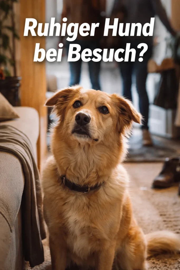 Ruhiger Hund während Gäste eintreffen, Tipps zur Beruhigung zuhause