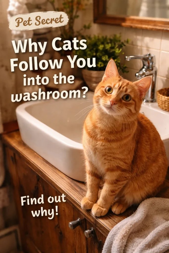 Katzenszenen im Badezimmer: Einblick in das Verhalten von Katzen mit Menschen.