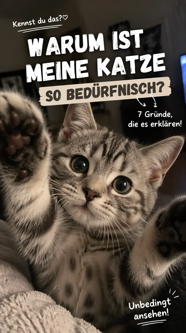 Warum ist meine Katze so bedürftig? - 7 Gründe erklärt