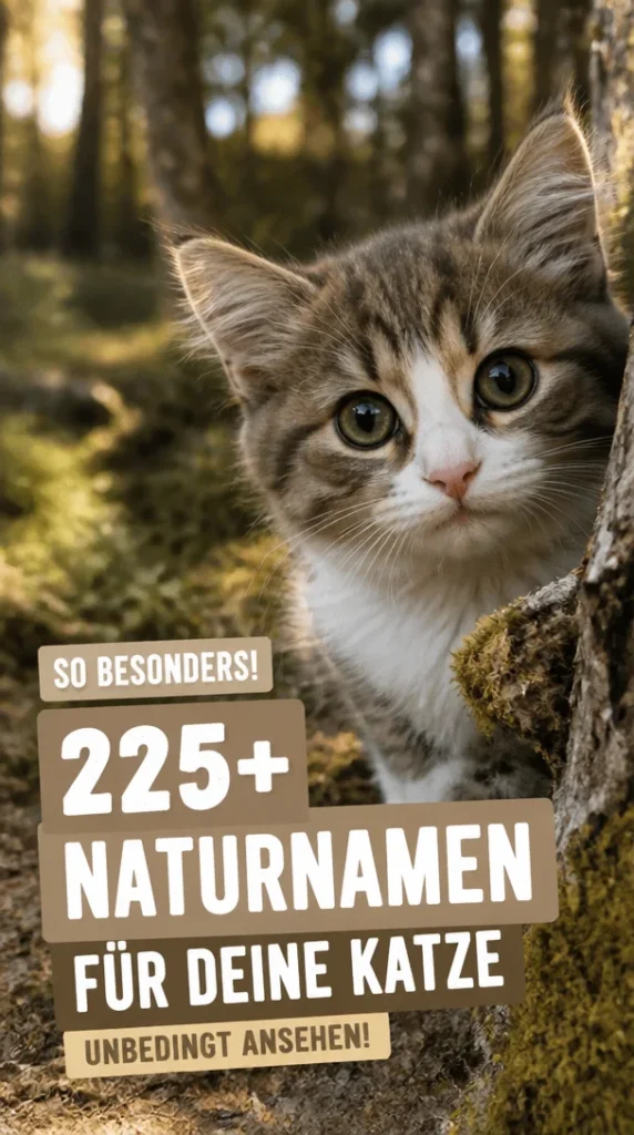 Eine Sammlung von natürlichen Katzennamen für Katzenliebhaber.