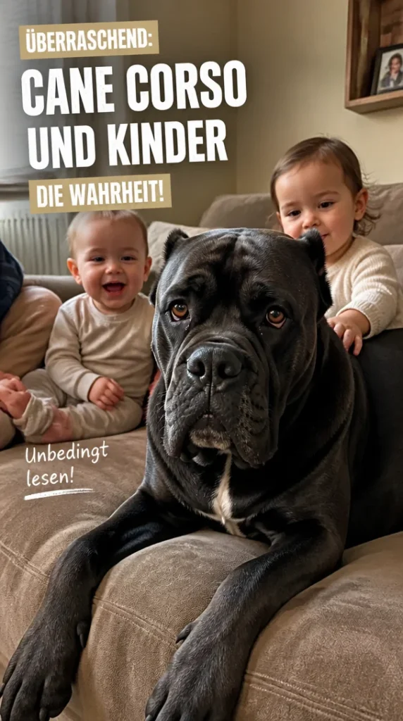 Cane Corso Hund mit Kindern, Kindersicherheit und Hundeerziehung