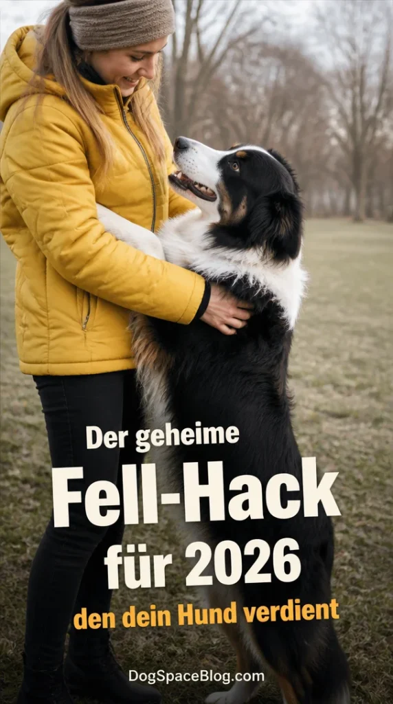 Blaues Leuchten auf Hundes Fell für Bio-Harmony-Hack 2026