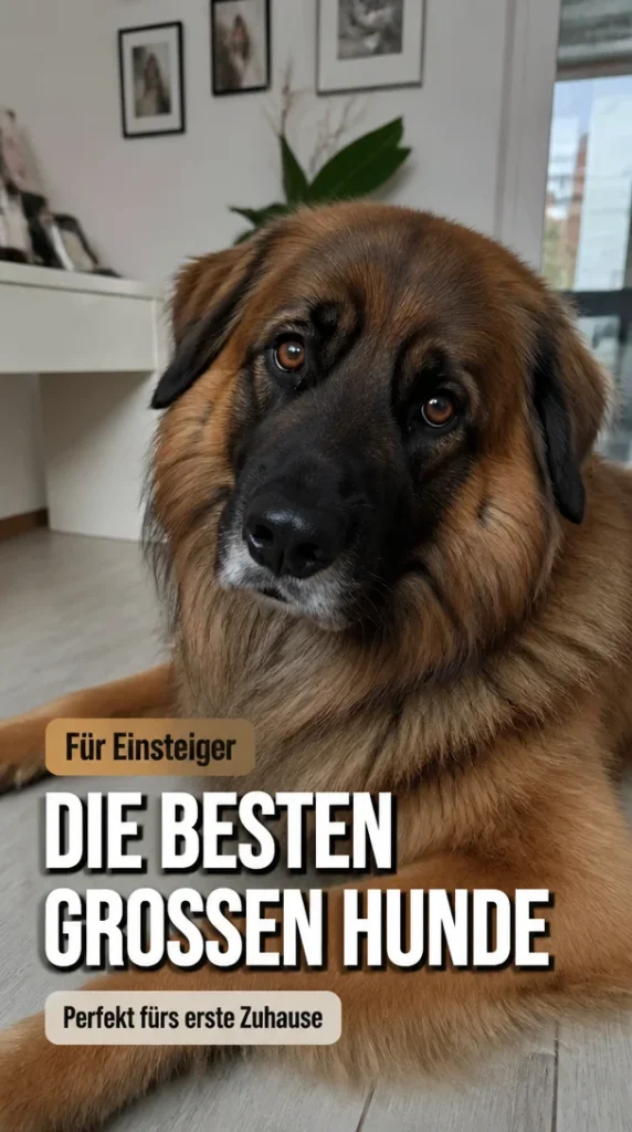 Große Hunde für das erste gemeinsame Zuhause auswählen.