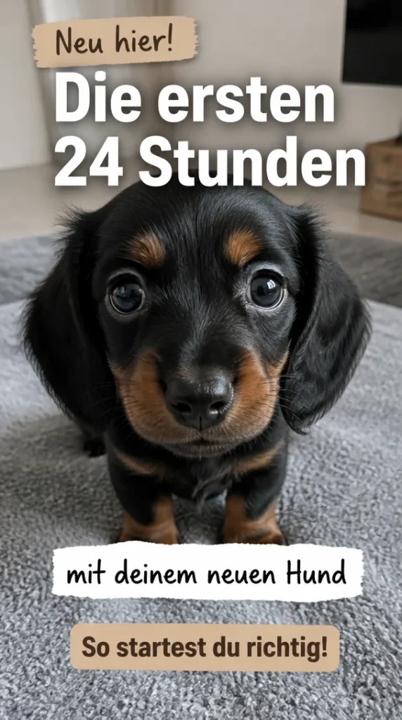 Checklist für die ersten 24 Stunden mit deinem neuen Hund