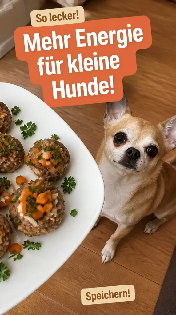 Gesunde Essensideen für kleine Hunde mit energiereichen Zutaten