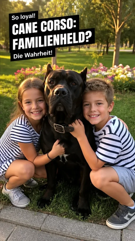 Cane Corso als Familienhund: Tipps und Wahrheit