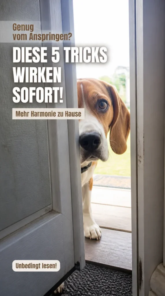 Hund springt nicht mehr auf Gäste dank Profi-Tipps