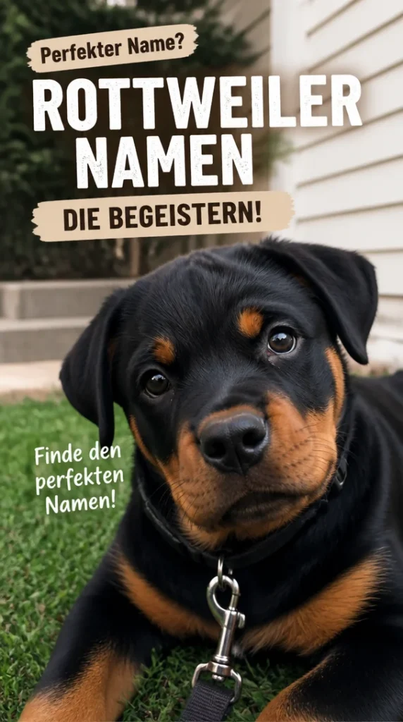 Rottweiler-Namen: unvergesslich, cool und ästhetisch für Ihren Hund