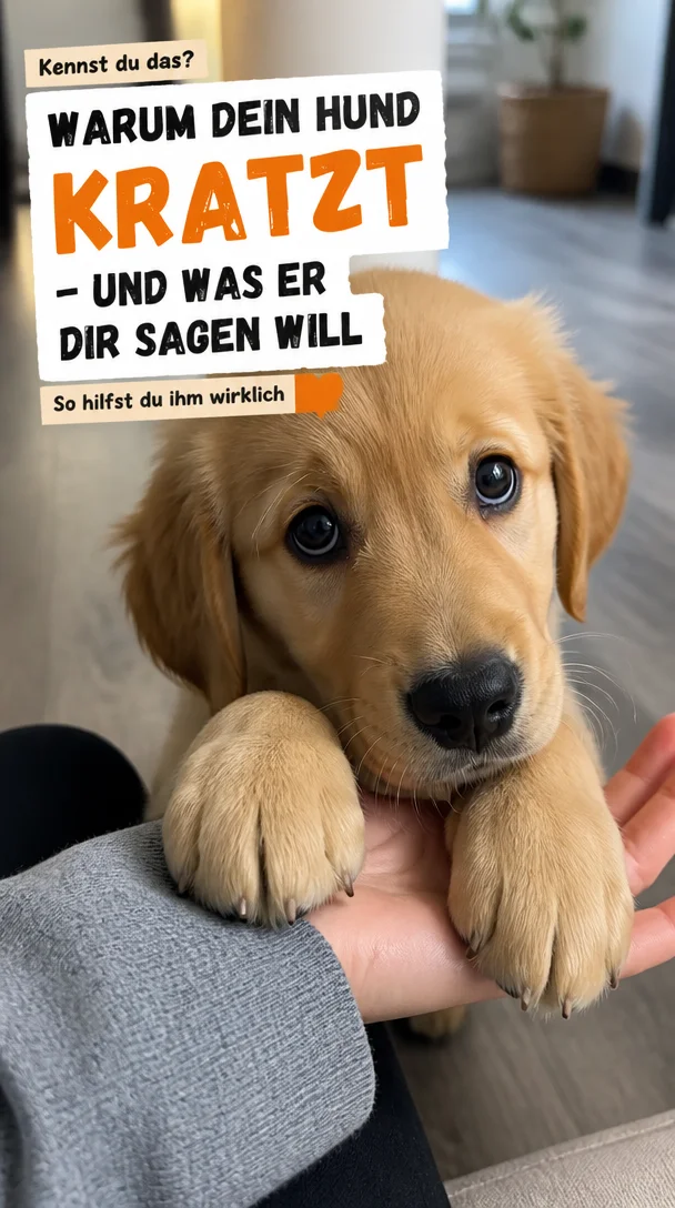 Warum Ihr Hund ständig an Ihnen kratzen könnte