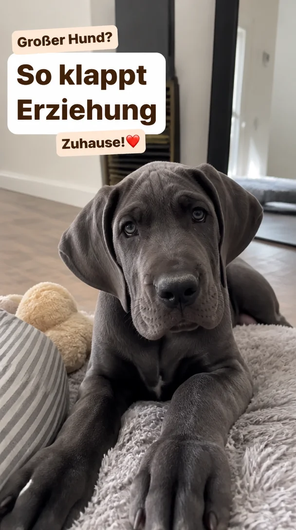 Wie man einen großen Hund zu Hause macht